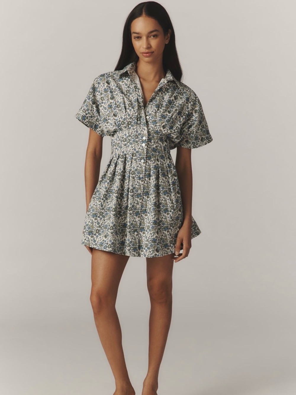 ANTHROPOLOGIE
The Tobie Mini Shirt Dress by Exquise